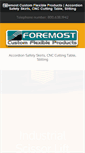 Mobile Screenshot of foremostflex.com